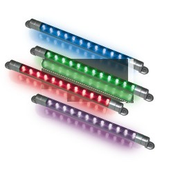 Slim Led-Bar 23 Led Barra luminosa 12V - 38 cm - blu