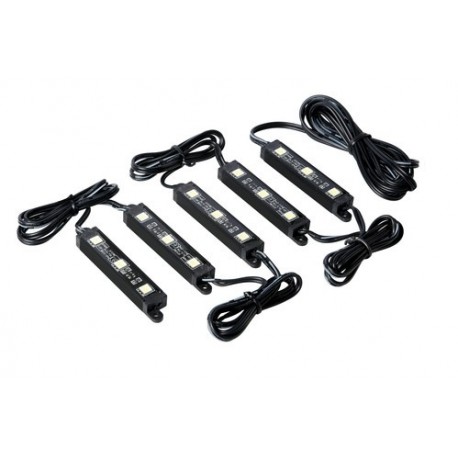 Hyper-Led Set 5x3 strisce decorative a led - 12V - blu