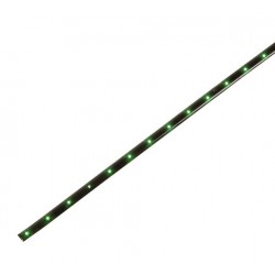Striscia a diodi luminosi multipli 15 Led 12V - 30 cm - verde