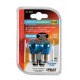 12V Blue Dyed Glass Lampada 2 filamenti - P21/5W - 21/5W - BAY15d - 2 pz in blister