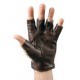 Pilot-1 guanti guida mezze dita - M - Marrone