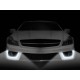 EP-Strips Strisce led ultrasottili fondo nero 12V - 24 Led - 2x50 cm - bianco