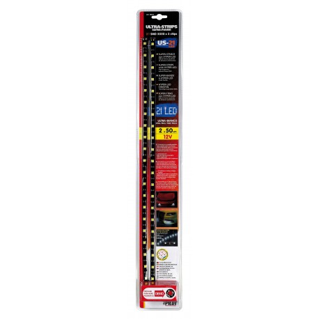 Ultra-Strips 12V - 21 Led - 2x50 cm - bianco