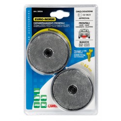 Catarifrangenti rotondi - diametro 65 mm - bianco