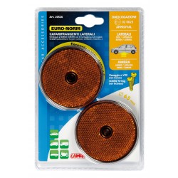 Catarifrangenti rotondi - diametro 65 mm - Arancio