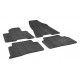 Set tappeti su misura in gomma