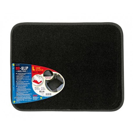No-Slip tappetino battitacco in moquette - L - nero