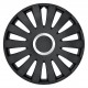 C-139 X-Treme Kit 4 copricerchi coppe ruota diametro 14 nero opaco