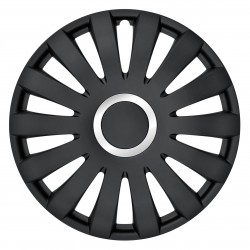 C-139 X-Treme Kit 4 copricerchi coppe ruota diametro 14 nero opaco