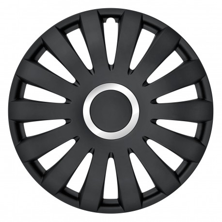 C-139 X-Treme Kit 4 copricerchi coppe ruota diametro 14 nero opaco