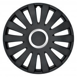 C-139 X-Treme Kit 4 copricerchi coppe ruota diametro 15 nero opaco