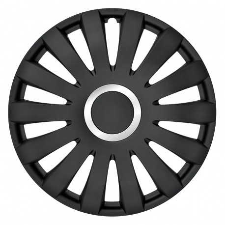 C-139 X-Treme Kit 4 copricerchi coppe ruota diametro 15 nero opaco