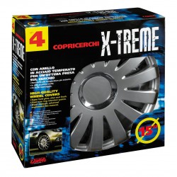 C-139 X-Treme Kit 4 copricerchi coppe ruota diametro 15