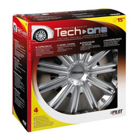 Nero Kit 4 copricerchi copper ruotadiametro 15