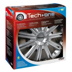 Nero Kit 4 copricerchi copper ruotadiametro 16