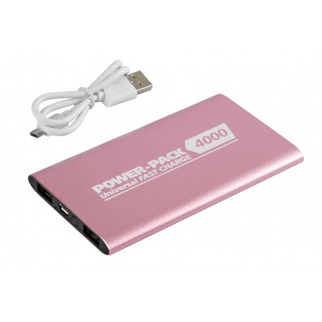 Power-Pack 4000 - Fast Charge - Rosa - Oro