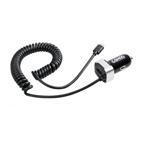 Caricabatteria Micro Usb con 1 porta Usb - Fast Charge - 2400 mA - 12/24V