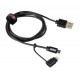 Cavo Usb - Lightning - Micro Usb - 100 cm