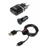 Kit 3 in 1 Micro Usb - 12/24V + 230V