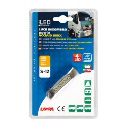 Luce ingombro a 4 Led 12/24V - Arancio