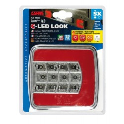 C-Led Look fanale posteriore Led 4 funzioni 12/24V - Sinistro