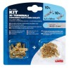Kit 20 terminali-capicorda piatti non isolati
