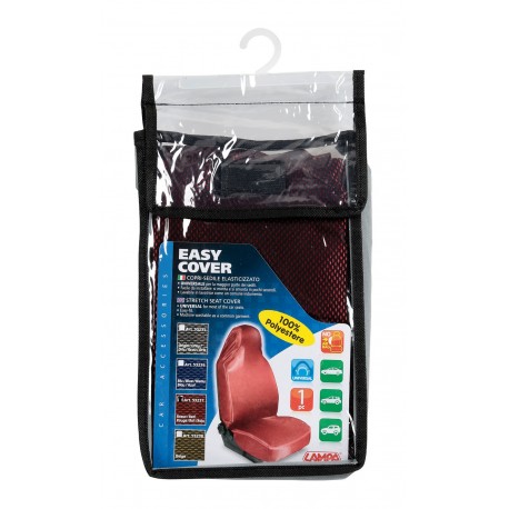 Easy Cover coprisedile anteriore elasticizzato - rosso