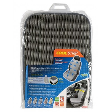 Cool-Strip schienale ventilato in carta tessile - grigio