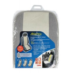 Atlantic schienale in carta tessile e lino - grigio chiaro