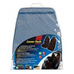 Cover-Tech Fabric coppia coprisedili anteriori in tessuto tecnico - azzurro - beige
