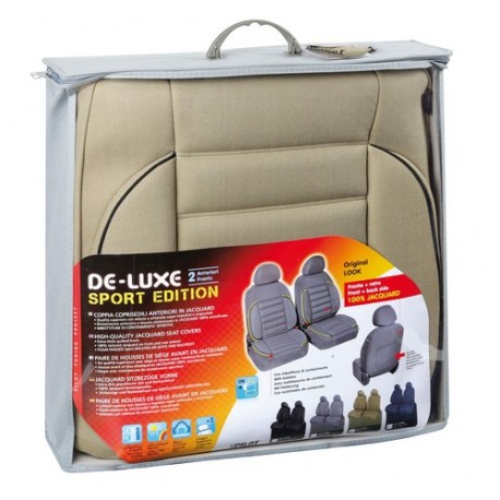 De-Luxe Sport Edition coppia coprisedili anteriori - beige