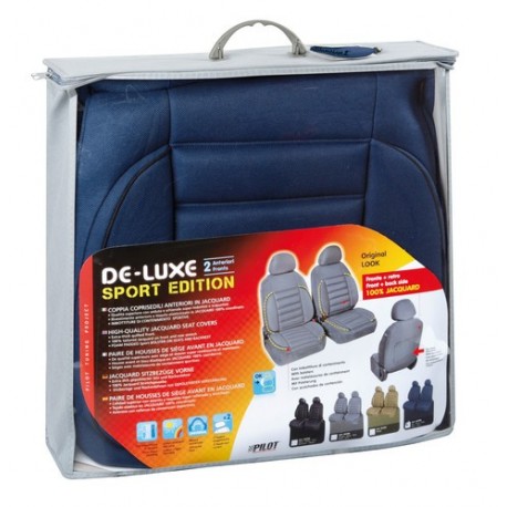 De-Luxe Sport Edition coppia coprisedili anteriori - blu