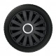 C-139 X-Treme Kit 4 copricerchi coppe ruota diametro 14 nero opaco