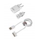 Kit 3 in 1 Apple Dock 30 Pin - 12/24V + 230V