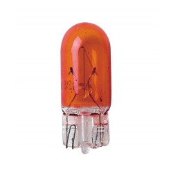 12V Lampada con zoccolo vetro - WY5W - 5W - W2.1x9.5d - Arancio