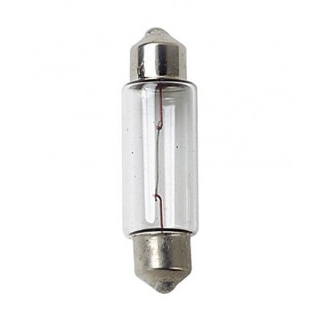 12V Lampada siluro - C10W - 11x35 mm - 10W - SV8.5-8 - 2 pz in blister