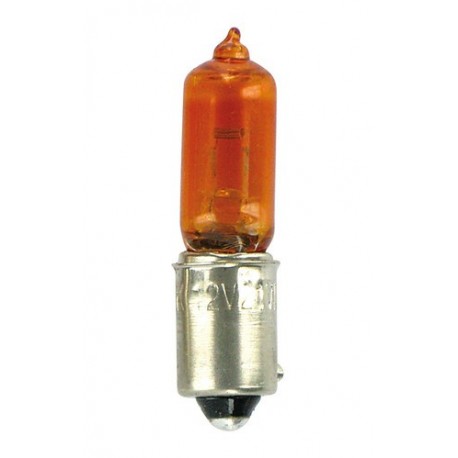 12V Lampada alogena micro - HY21W - 21W - BAY9s - Arancio