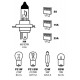 Kit lampade di ricambio 8 pz alogena H4 - 12V