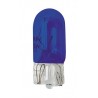 12V Lampada con zoccolo vetro - W5W - 5W - W2.1x9.5d - Blu