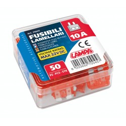 Confezione 50 fusibili lamellari 12/32V - 10A