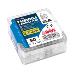 Confezione 50 fusibili lamellari 12/32V - 25A