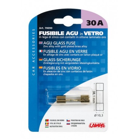 Fusibile AGU in vetro 12/32V - 30A