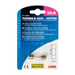 Fusibile AGU in vetro 12/32V - 50A