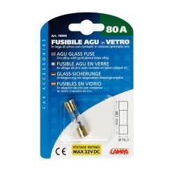 Fusibile AGU in vetro 12/32V - 80A