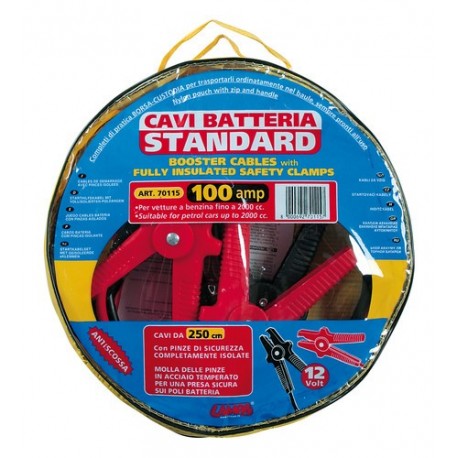 Cavi Batteria Standard - 250 cm - 100 A - 5.8 mm2