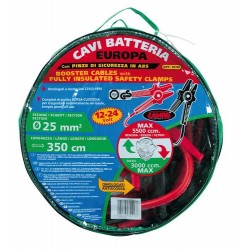Cavi Batteria Europa - 350 cm - 350 A - 25 mm2