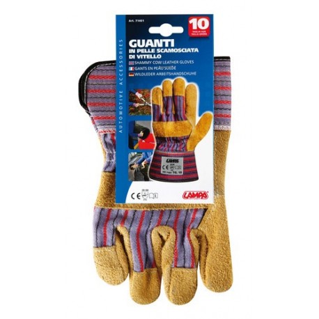 Guanti lavoro in pelle - 10