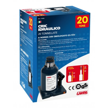 Cric idraulico - 20.000 kg