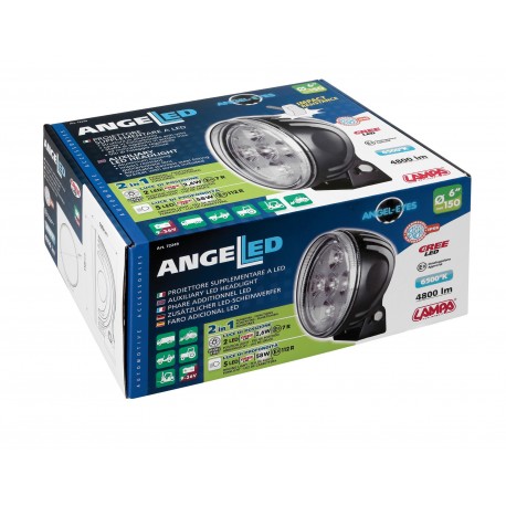 Angel-Led proiettore supplementare a 7 Led - 9/36V - diametro 150 mm
