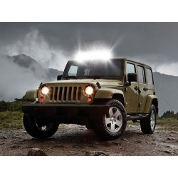 Barra a Led con struttura curva in alluminio 10/30V - 55 cm